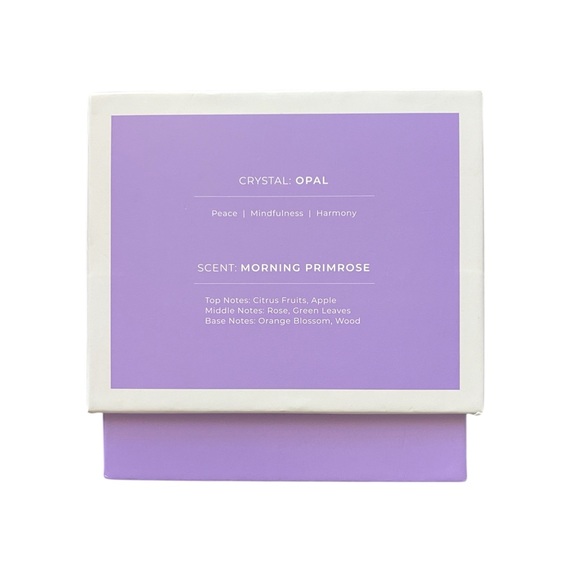 14 oz Crystal Manifestation Candle “Peace & Quiet” - Picture 4 of 5